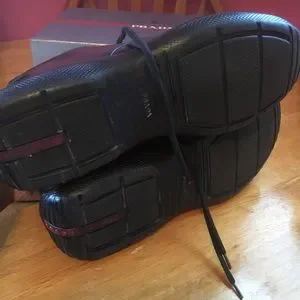 Prada black casual shoes sized 13 US. Worn less than 5x. Authentic. No flaws. Prada | Shoes | Prada Black Casual Shoes Sized 3 Us Worn  main image 3